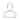 Person icon in black outline style, with no fill color
